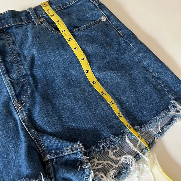 Everlane blue denim Cheeky shorts sz 33 - Picture 9 of 12